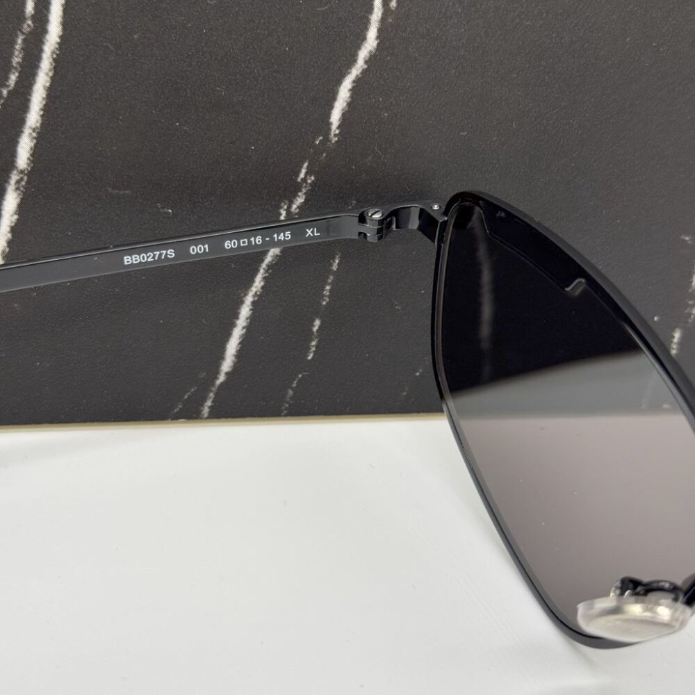 NEW BALENCIAGA BB0277S 001 UNISEX BLACK SUNGLASSES - Picture 8 of 10